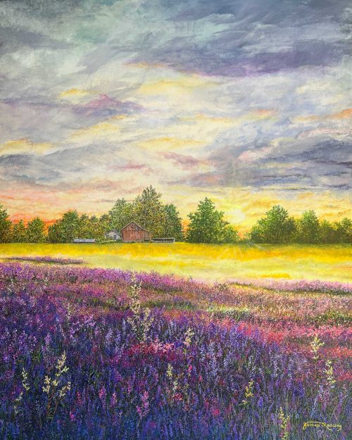 Lavender Sunset